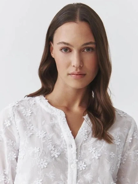 Bluzka damska Tatuum Relia T2501.044 44 Biała (5900142395352) - obraz 4