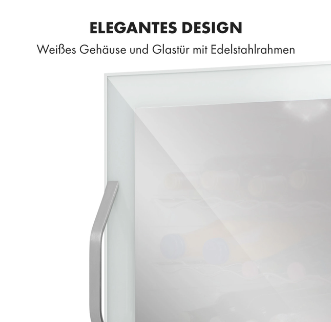Холодильник для напоїв Klarstein Beersafe XL Quartz Мінібар для дому 60 літрів - зображення 3