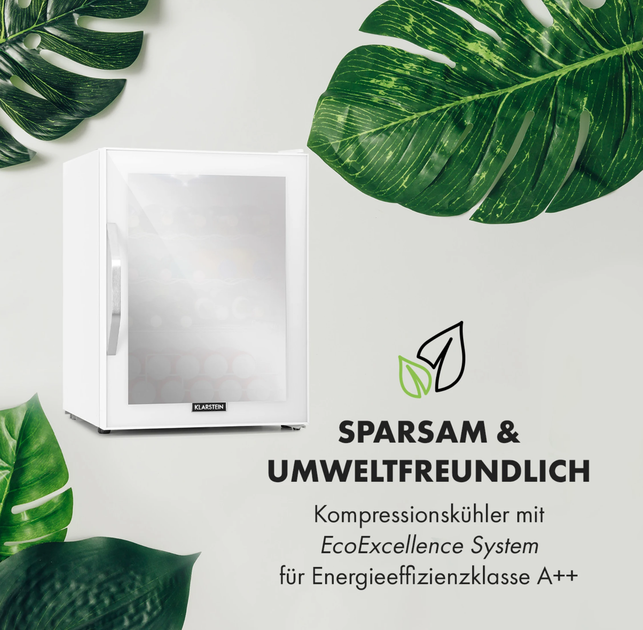Холодильник для напоїв Klarstein Beersafe XL Quartz Мінібар для дому 60 літрів - зображення 7