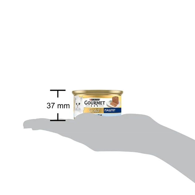 Вологий корм GOURMET Gold для дорослих котів паштет з тунцем 85 г - зображення 2