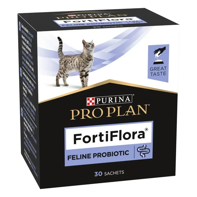 Пробіотик PRO PLAN FortiFlora для дорослих котів та кошенят для підтримання нормальної міклофлори шлунково-кишкового тракту 30х1 г - изображение 2