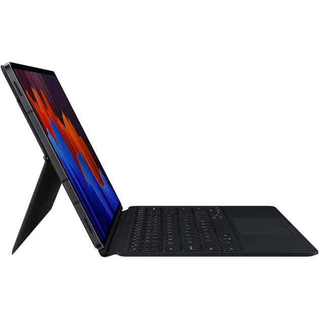 Клавіатура-чохол Samsung Tab S7+Book Cover Black b11 - Фото 5 Клавіатура-чохол Samsung Tab S7+Book Cover Black b11 - зображення 5