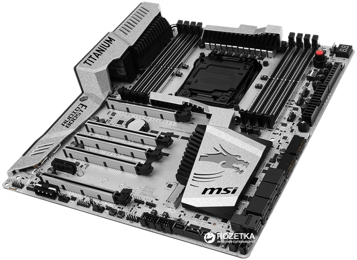 Материнская плата MSI X99A XPower Gaming Titanium (s2011-3, Intel X99, PCI-Ex16) - изображение 3