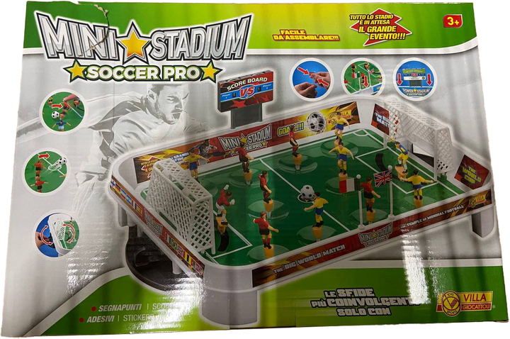 Pilkarzyki Villa Giocattoli Mini Stadium Soccer Pro (8004879010100) (955555907915449) - Outlet - obraz 2