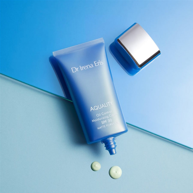 Krem do twarzy z filtrem SPF Dr. Irena Eris Aquality Oil-Control nawilżający 50 ml (5900717267510) - obraz 3