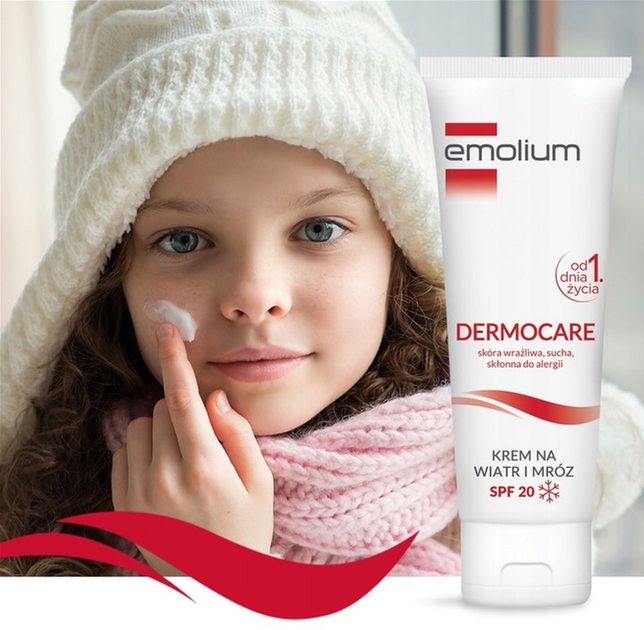 Крем для обличчя з SPF захистом Emolium Dermocare від вітру і морозу захисний 75 мл (5902502331611) - зображення 6