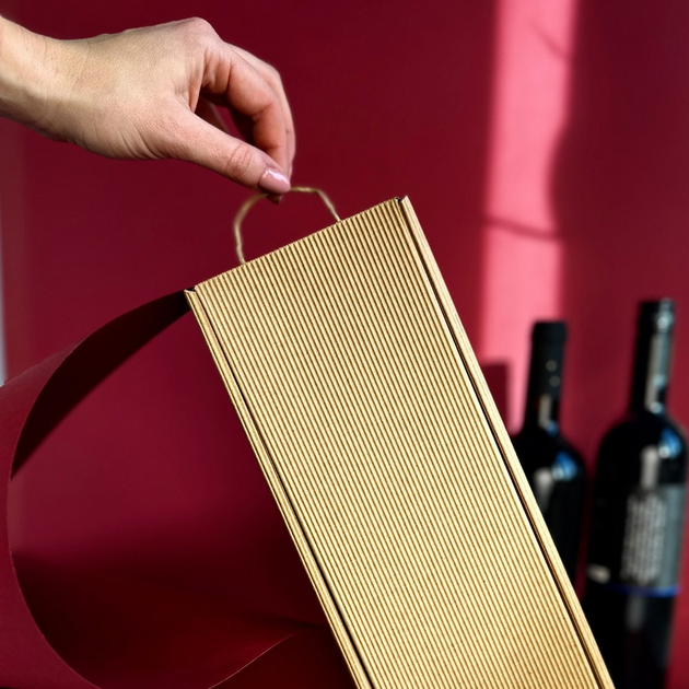 Pudełko na wino Idea Home Kraft 6 szt. (5902308736320) - obraz 8