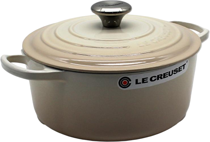 Garnek LeCreuset Signature okrągły biały 24 cm (0024147303428) - obraz 1