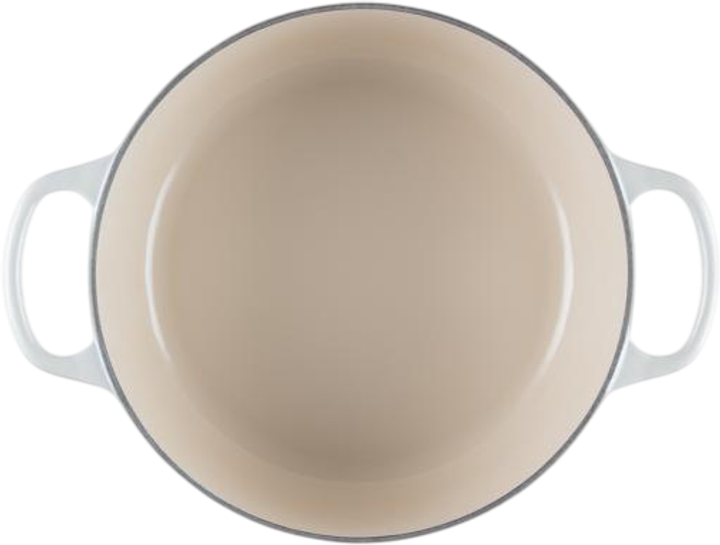 Каструля LeCreuset Signature кругла біла 24 см (0024147303428) - зображення 4