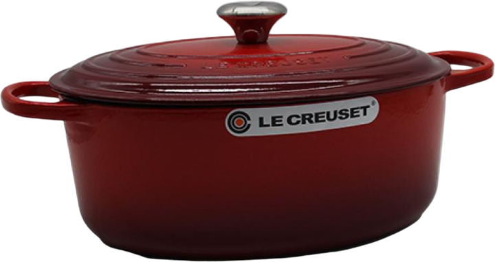 Гусятниця LeCreuset овальна чавунна вишнева 31 см (0024147263166) - зображення 2