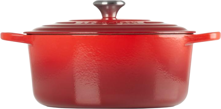 Garnek LeCreuset Signature okrągły wiśniowy 24 cm (0024147259770) - obraz 2