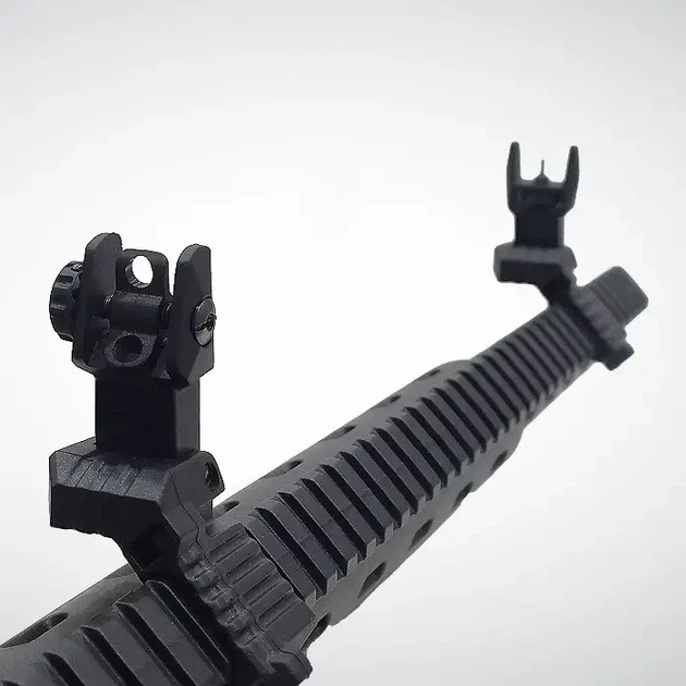 Мушка и целик 45°, DLG Tactical DLG-185, высокие, складные, на Picatinny - Фото 8 Мушка и целик 45°, DLG Tactical DLG-185, высокие, складные, на Picatinny - изображение 8