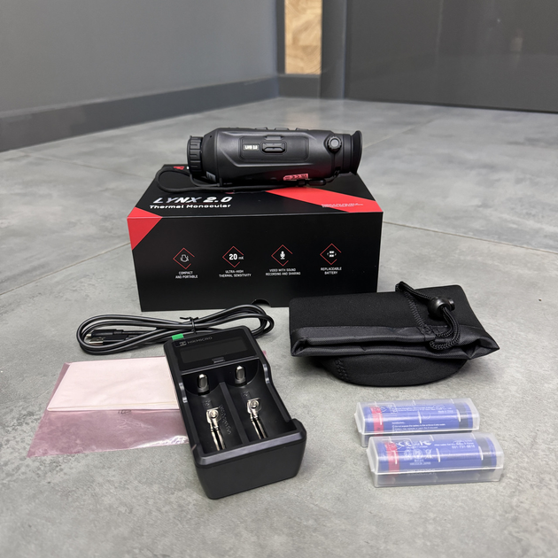 Тепловізійний монокуляр HikMicro Lynx LH19 2.0, 384×288, 50 Гц, об'єктив 19 мм, OLED 1024×768, Wi-Fi - зображення 2