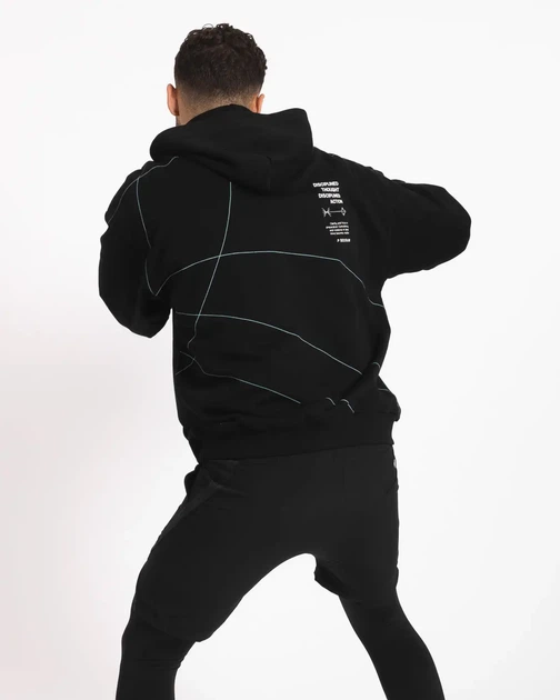Худі BOXRAW Disciplined Thought/Action Oversized XL Чорне - Фото 6 Худі BOXRAW Disciplined Thought/Action Oversized XL Чорне - изображение 6