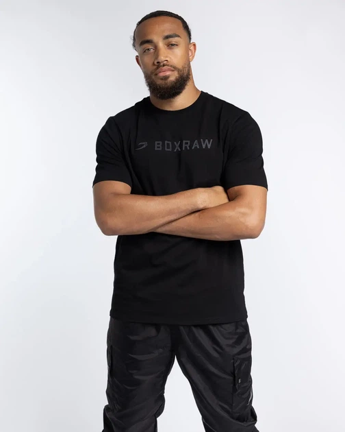 Футболка BOXRAW ABC L Чорна/Чорна - Фото 5 Футболка BOXRAW ABC L Чорна/Чорна - изображение 5