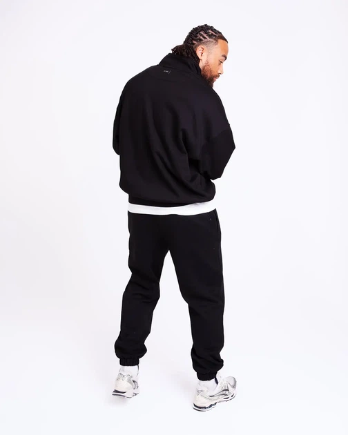 Кофта BOXRAW East Street 1/4 Zip XL Чорна - изображение 3