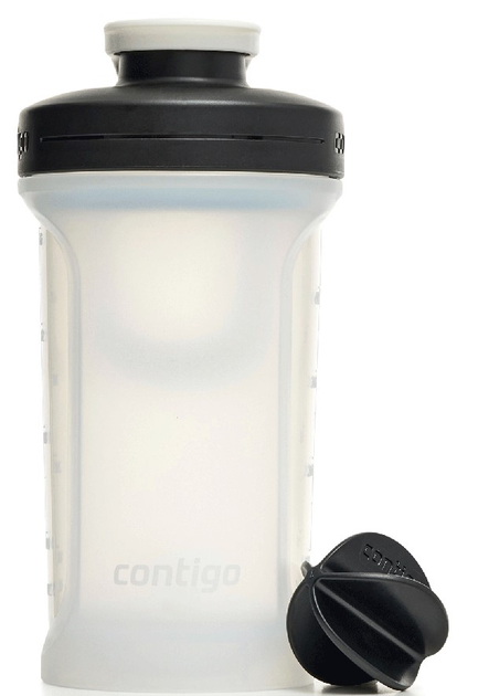 Shaker Contigo Go Fit Shake & Go 2.0 590 ml Salt (840276163845) - obraz 3