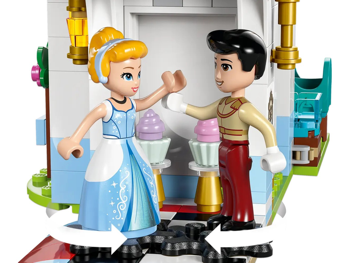 Конструктор LEGO Disney Princess Замок Попелюшки і карета 596 елементів (43275) - зображення 7