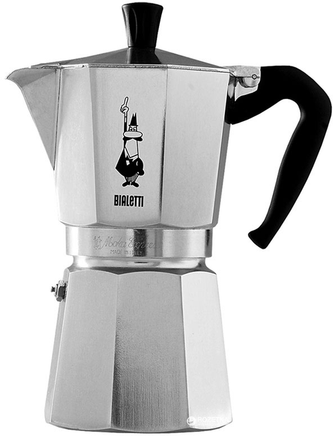 Кавоварка гейзерна Bialetti Moka Express на 9 чашок 420 мл Метал (990001165) (955555905913321) - Уцінка - зображення 1