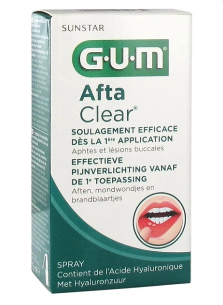 Спрей для лікування травм та виразок у ротовій порожнині GUM Afta Clear Spray 15 мл - зображення 2
