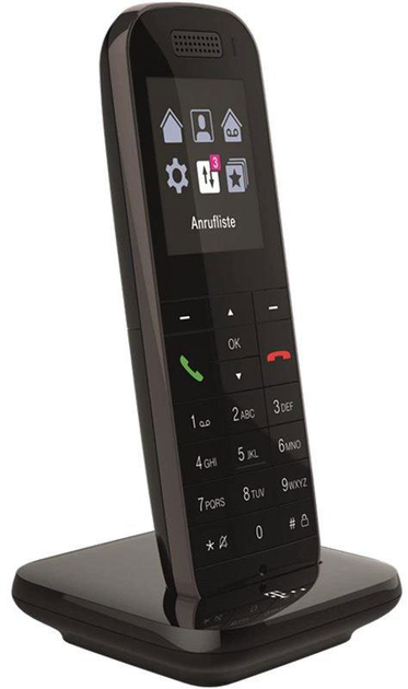 Telefon stacjonarny Telekom Speedphone 52 Black (40863129) - obraz 4