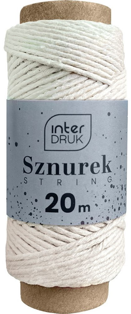 Zestaw sznurek na spulce Interdruk Satin Gold 20 m 12 szt (5902277345653) - obraz 3