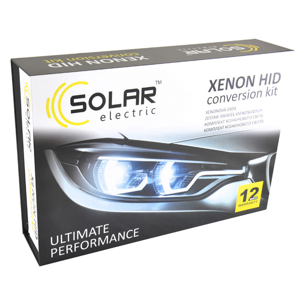 Комплект ксенона SOLAR H4,5000K 85V 35W P43t-38 KET+Ballast+Wire 2шт ...