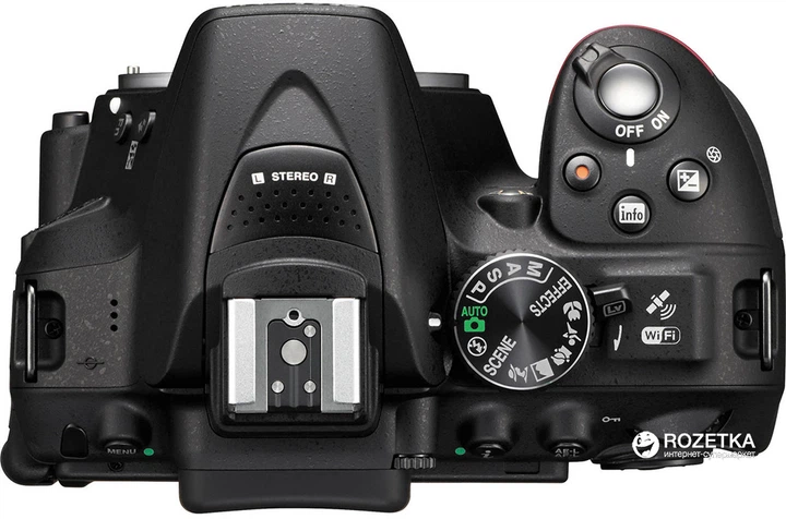 Фотоаппарат Nikon D5300 + AF-P 18-55mm Black Kit (VBA370K016