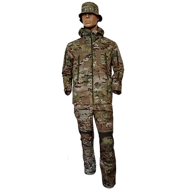 Костюм військовий тактичний вітровологозахисний Shturm FS Uniform 52 multicam - зображення 1