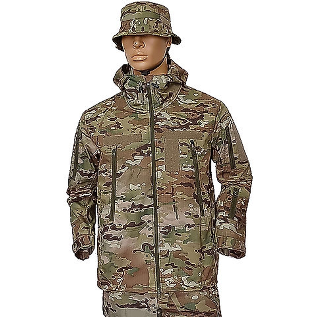 Костюм військовий тактичний вітровологозахисний Shturm FS Uniform 46 multicam - зображення 6