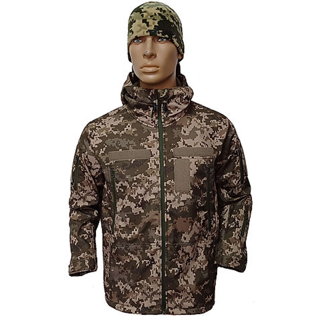 Куртка військова тактична SoftShell FS Uniform 50 піксель MM14 - изображение 2