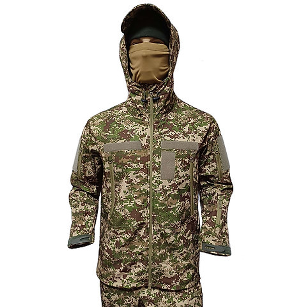 Куртка військова тактична SoftShell FS Uniform 60 Хижак - изображение 2