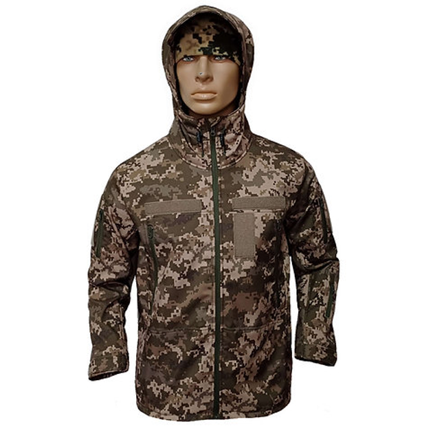 Куртка військова тактична SoftShell FS Uniform 58 піксель MM14 - зображення 1