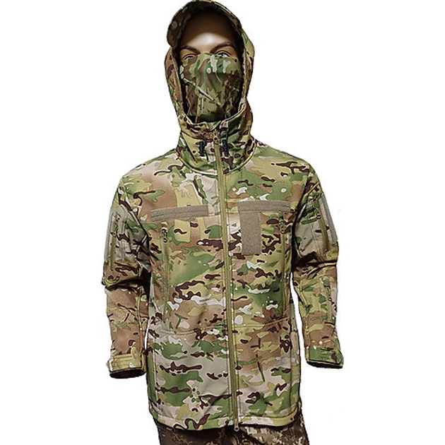 Куртка тактична військова SoftShell FS Uniform 48 multicam - зображення 2