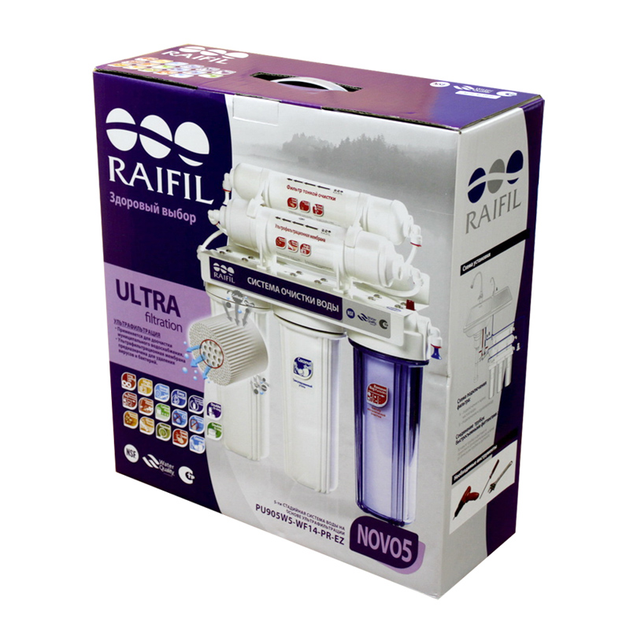 Проточний фільтр Raifil NOVO 5-Soft (UF-550) з пом'якшенням - изображение 2