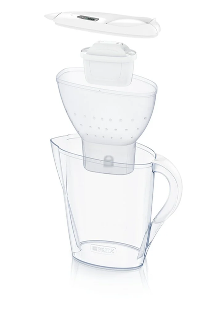 Фільтр-глечик Brita Marella MXpro Білий 2,4/1,2 л. + 3 шт Maxtra PRO - Фото 6 Фільтр-глечик Brita Marella MXpro Білий 2,4/1,2 л. + 3 шт Maxtra PRO - изображение 6