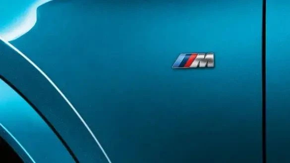 Шильдик логотип BMW "M" Performance 45 мм, для бокового крыла авто : Silver с триколором БМВ "M" - изображение 8