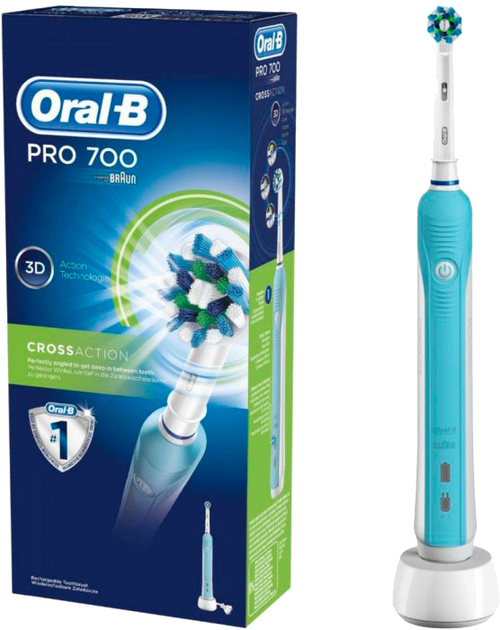 Електрична зубна щітка Oral-B Pro 700 CrossAction (4210201124092) - зображення 4
