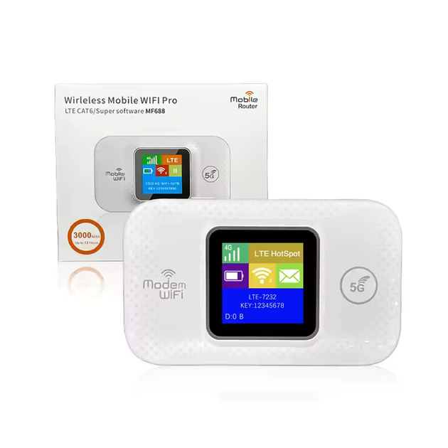 Портативный 4G модем/роутер USB WIFI 3G/4G MWP MF688 White + Подарок - симка для интернета Киевстар (00084511) - изображение 5