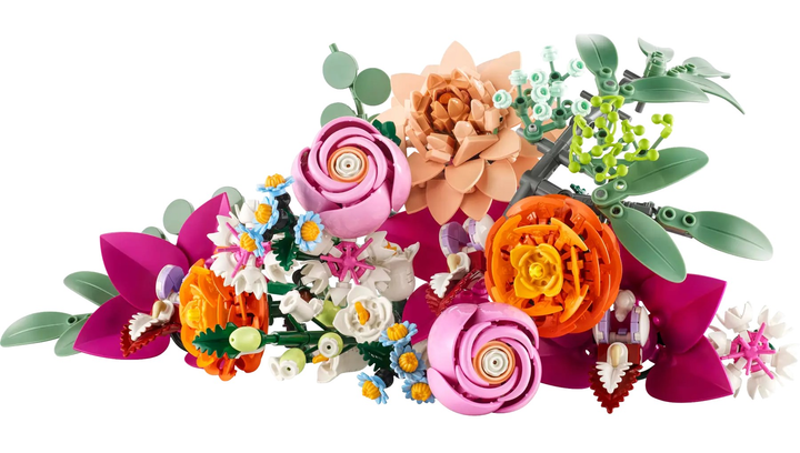 Конструктор LEGO Botanicals Красивий букет рожевих квітів 749 елементів (10342) - зображення 4