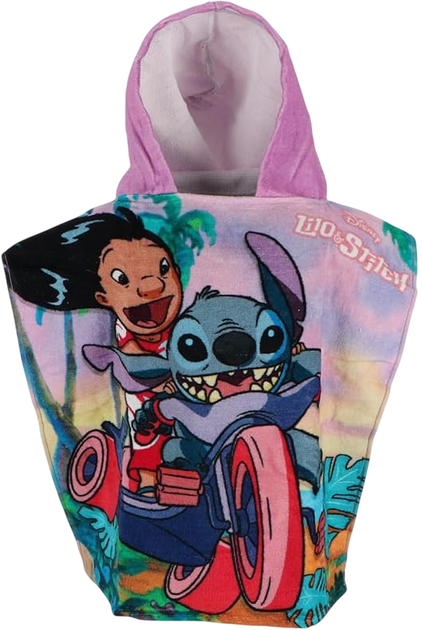 Рушник-пончо для купання Disney Lilo & Stitch 55 x 100 см (8435631344797) - зображення 2