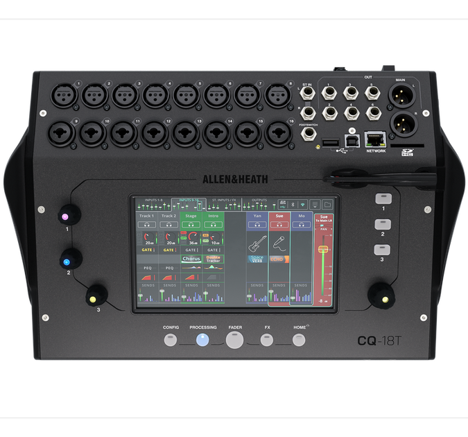 Микшерный пульт Allen&Heath CQ-18T - Фото 2 Микшерный пульт Allen&Heath CQ-18T - изображение 2