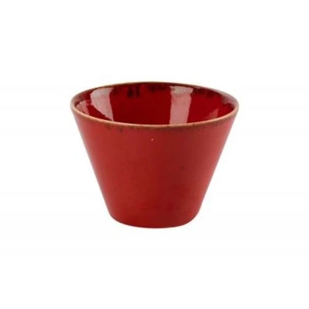 Салатник конусный Red Porland фарфор 390 мл 11,5 см 368211/R - Фото 1 Салатник конусный Red Porland фарфор 390 мл 11,5 см 368211/R - изображение 1