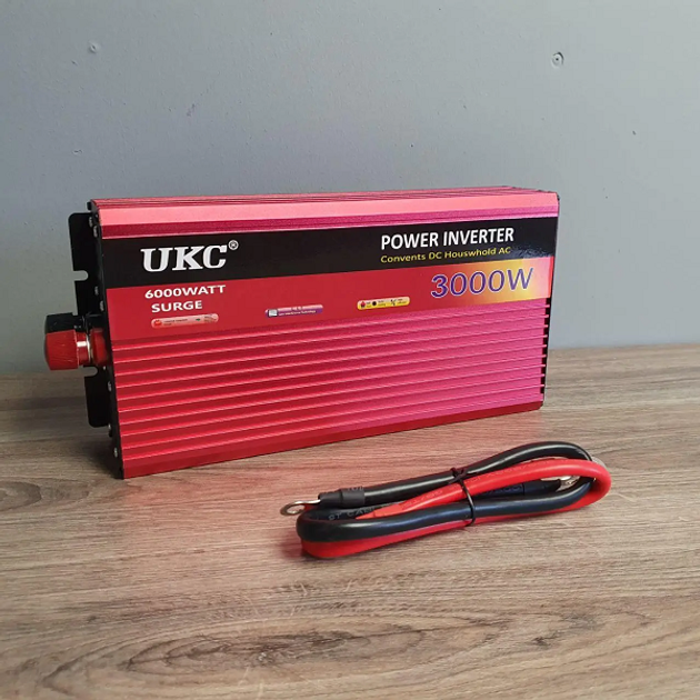 Автомобильный инвертор UKC 24-220В AR 3000Вт преобразователь напряжения ...
