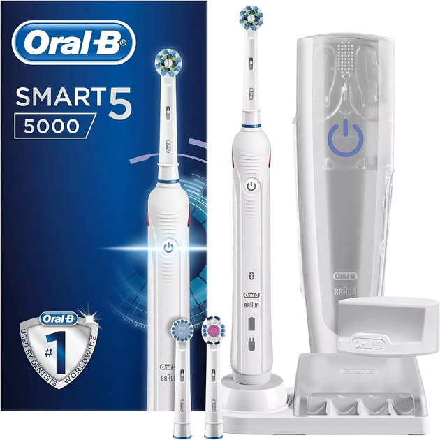 Електрична зубна щітка Oral-B Braun Series 5000 CrossAction - зображення 2