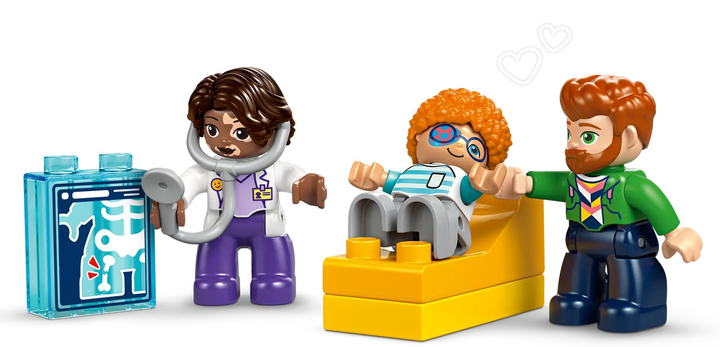 Zestaw klocków LEGO DUPLO Wizyta u lekarza 65 elementów (10449) - obraz 5