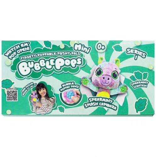 М'яка іграшка з ароматом "Bubble Pops міні. М'ятна капібара" (20 см) (TS01091996253618) - зображення 3