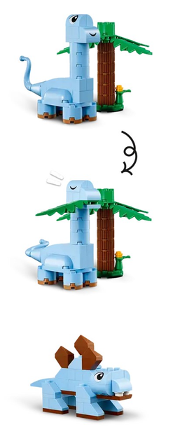 Конструктор LEGO Classic Креативні динозаври 450 елементів (11041) - зображення 5