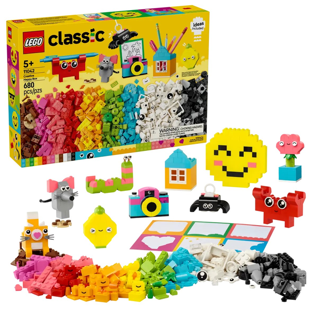 Zestaw klocków LEGO Classic Kreatywna skrzynka szczęścia 680 elementów (11042) - obraz 2