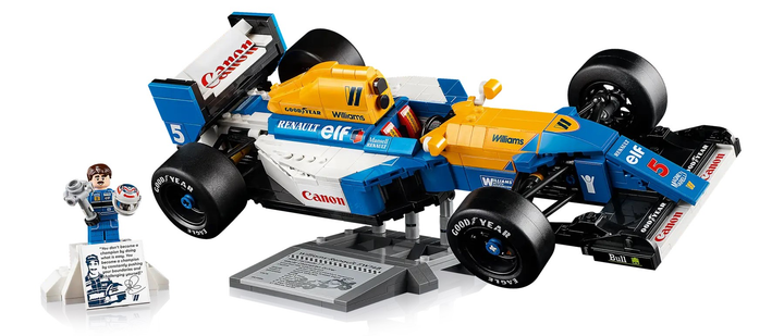 Конструктор LEGO Icons Williams Racing FW14B і Найджел Менселл 799 елементів (10353) - зображення 5